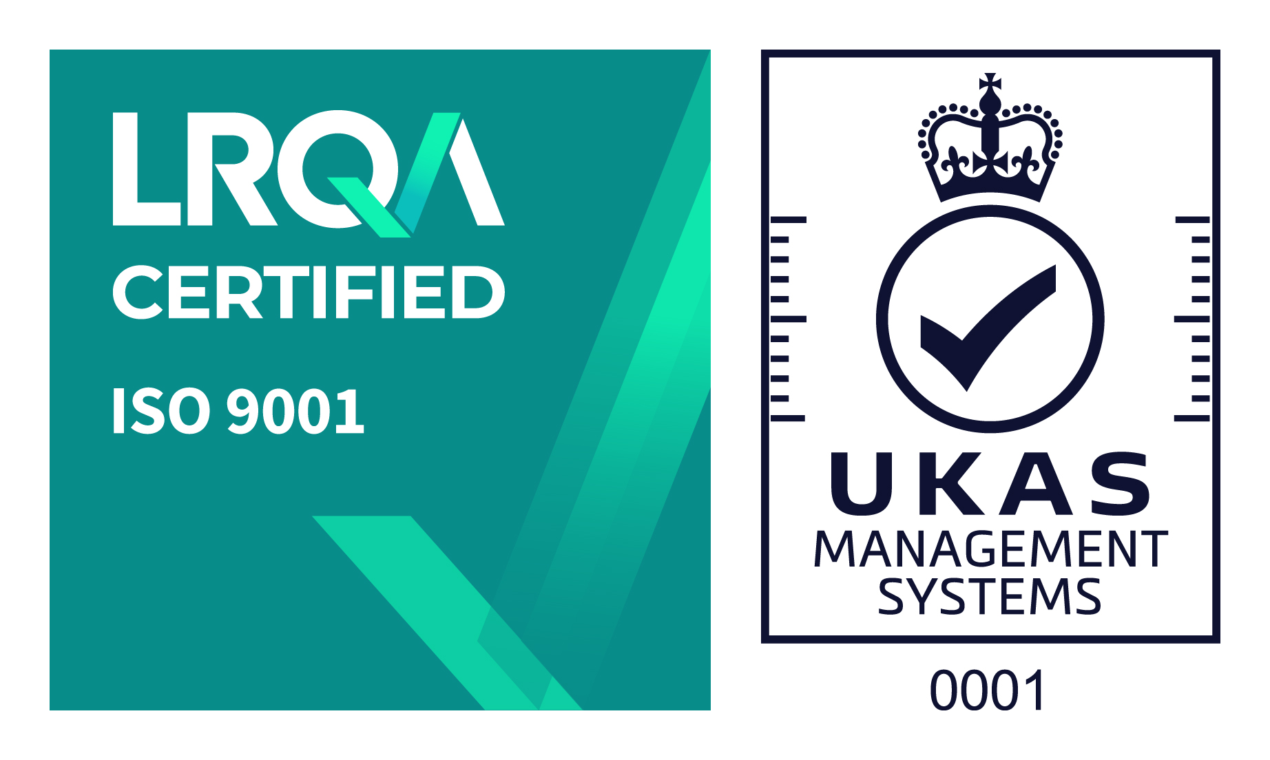 LRQA ISO 9001:2015 certification