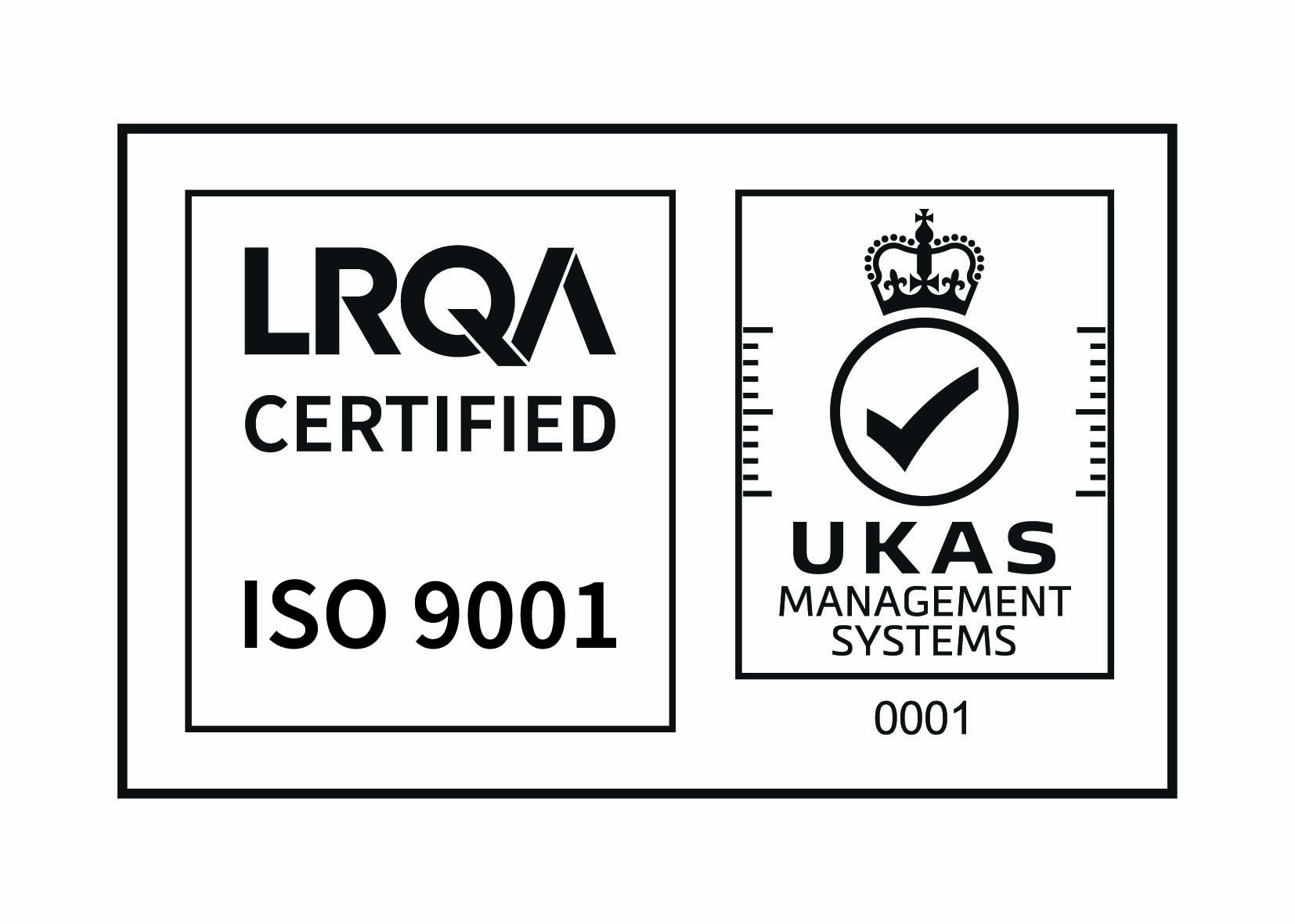 LRQA ISO 9001:2015 certification